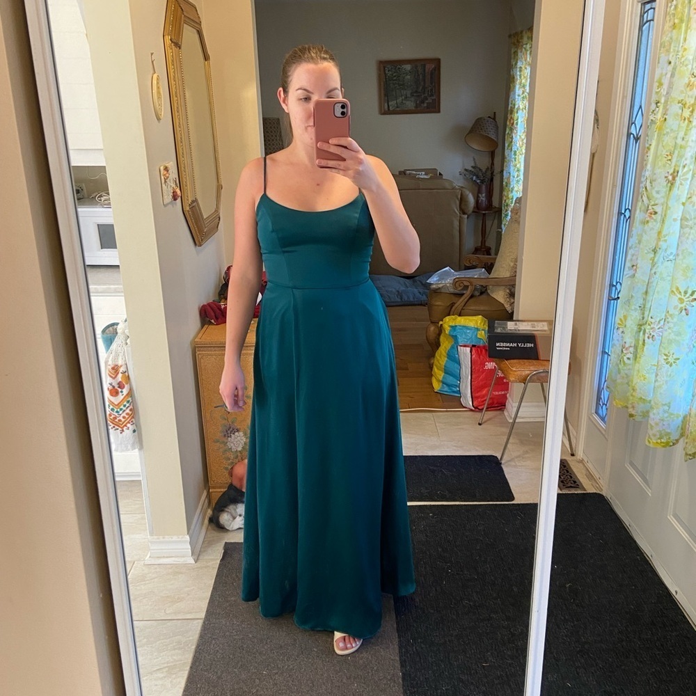 Green Bridesmaid Dress - Picture 6 of 12